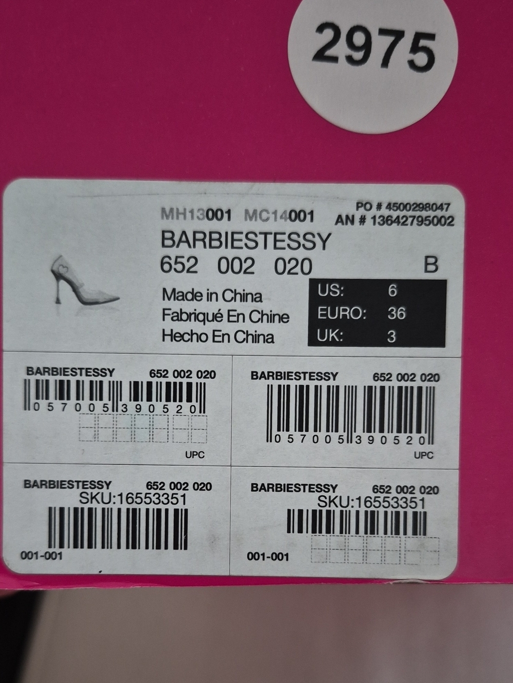 Barbie x ALDO Barbiestessy Collection Pink Translucent Pointed Toe Pumps 6 NEW - Picture 2 of 4